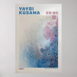 Póster Yayoi Kusama Print, Modern Art Print, Maximalist