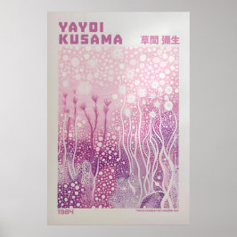 Póster Yayoi Kusama Print, Modern Art Print, Yayoi Kusama