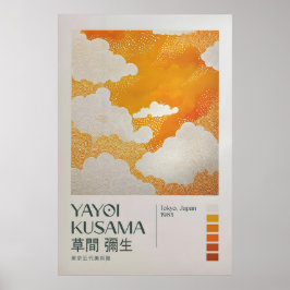 Póster Yayoi Kusama Print, Modern Art Print, Yayoi Kusama