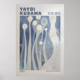 Póster Yayoi Kusama Print, Modern Art Print, Yayoi Kusama