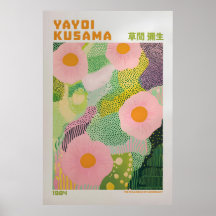 Yayoi Kusama Print, Modern Art Print, Yayoi Kusama