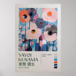 Póster Yayoi Kusama Print, Yayoi Kusama Exhibition