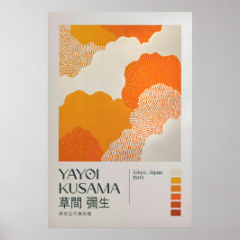 Póster Yayoi Kusama Print, Yayoi Kusama Exhibition