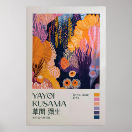 Póster Yayoi Kusama Print, Yayoi Kusama Exhibition