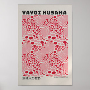 Poster Yayoi Kusama - Resumen Impresión de Yayoi K