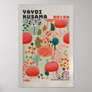 Poster Yayoi Kusama - Resumen Impresión de Yayoi K