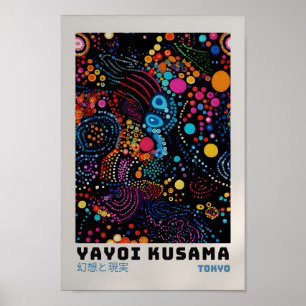 Poster Yayoi Kusama - Resumen Impresión de Yayoi K