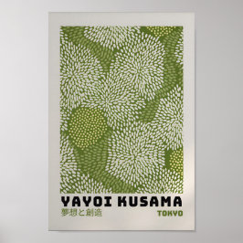 Poster Yayoi Kusama - Resumen Impresión de Yayoi K