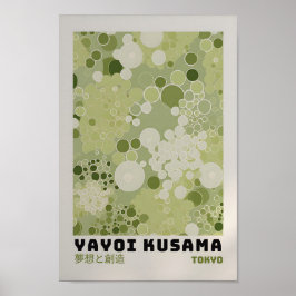 Poster Yayoi Kusama - Resumen Impresión de Yayoi K