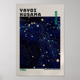 Poster Yayoi Kusama - Resumen Impresión de Yayoi K