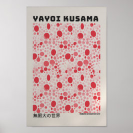Poster Yayoi Kusama - Resumen Impresión de Yayoi K