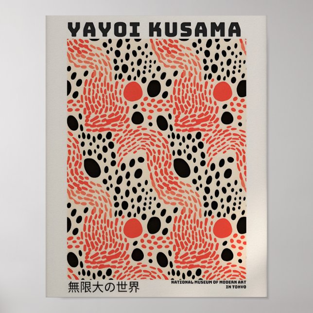 Poster Yayoi Kusama - Resumen Impresión de Yayoi K (Frente)