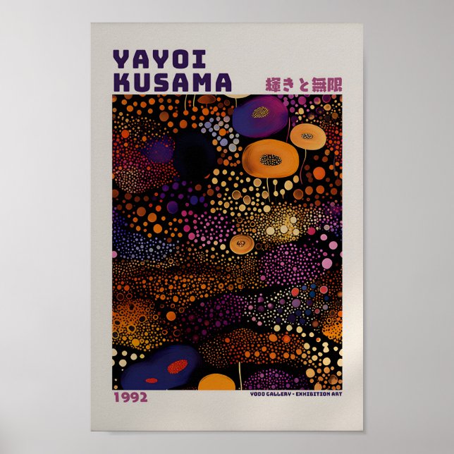 Poster Yayoi Kusama - Resumen Impresión de Yayoi K (Frente)