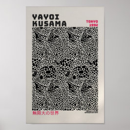 Poster Yayoi Kusama - Resumen Impresión de Yayoi K