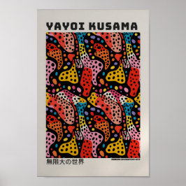 Poster Yayoi Kusama - Resumen Impresión de Yayoi K