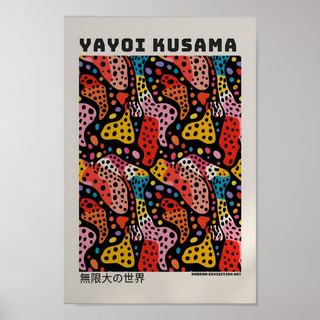Poster Yayoi Kusama - Resumen Impresión de Yayoi K (Frente)