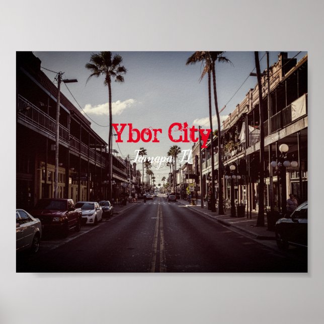 Póster Ybor City, Tampa FLORIDA (Frente)