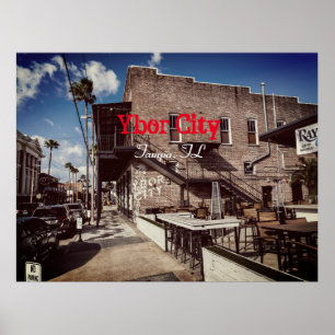 Póster Ybor City, Tampa FLORIDA