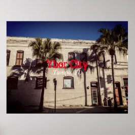 Póster Ybor City, Tampa FLORIDA