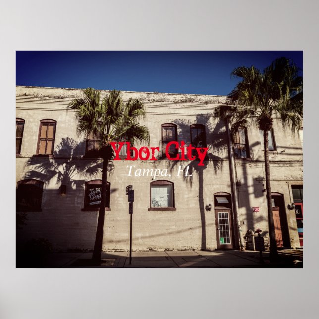 Póster Ybor City, Tampa FLORIDA (Frente)