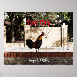 Póster Ybor City, Tampa FLORIDA