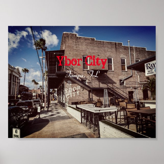 Póster Ybor City, Tampa FLORIDA (Frente)