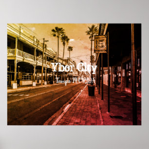 Póster Ybor City, Tampa FLORIDA