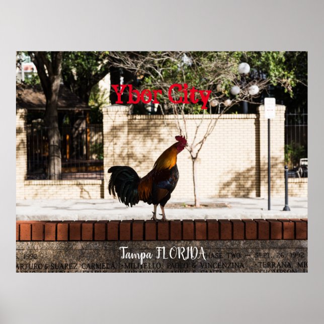 Póster Ybor City, Tampa FLORIDA (Frente)