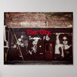 Póster Ybor City, Tampa FLORIDA