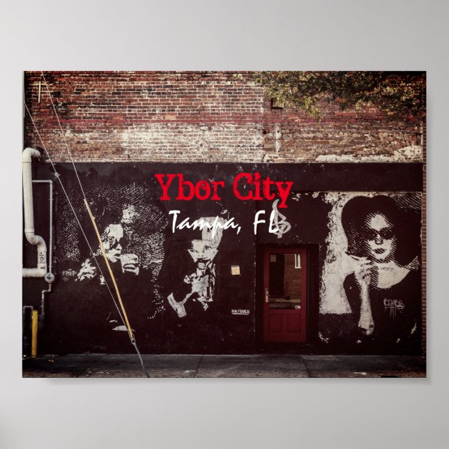 Póster Ybor City, Tampa FLORIDA (Frente)