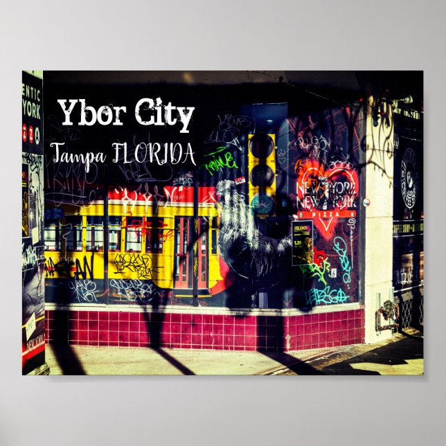 Póster Ybor City, Tampa FLORIDA (Frente)
