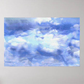 Póster Ycloudhorses