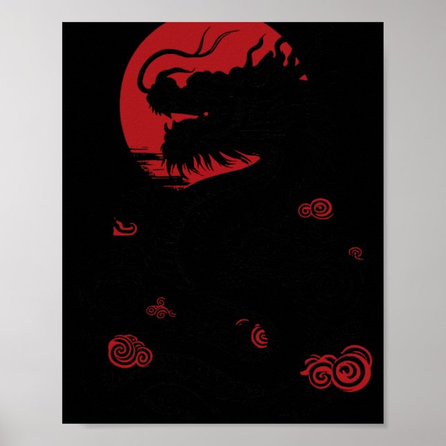 Póster Year Of Dragon Chinese New Year 2024  (Frente)