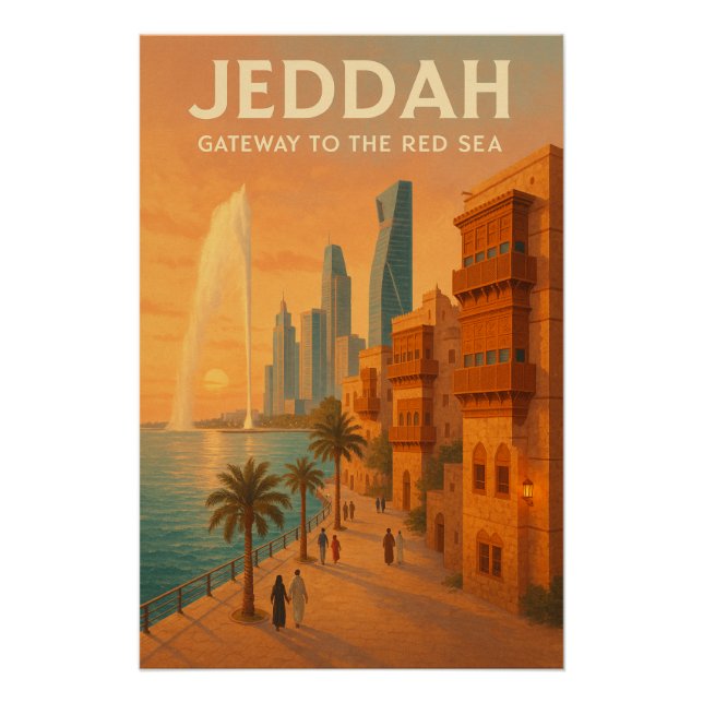 Póster YEDA – Puerta al Mar Rojo (Anverso)