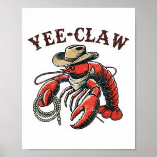 Póster ¡Yee Claw! Fundadoso festival de marisco Cajun