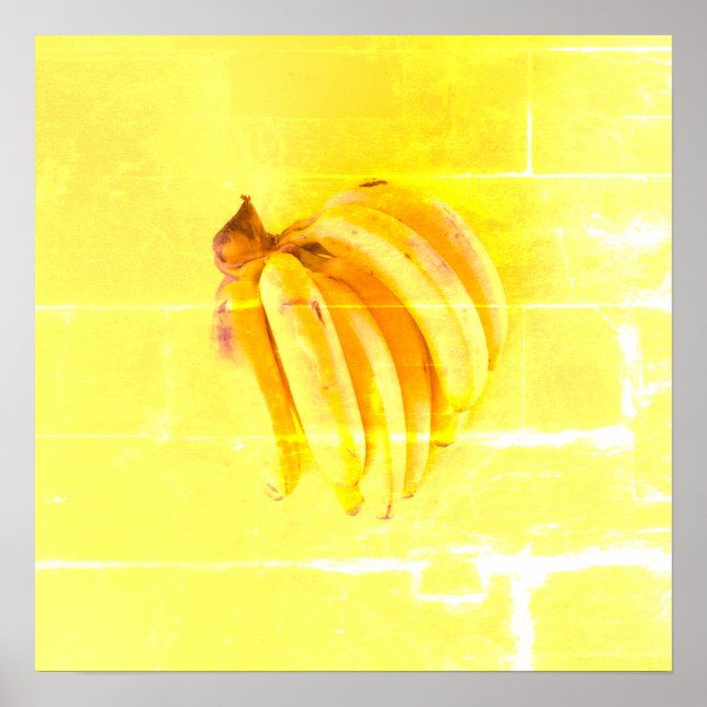 Póster  "Yellow Banana" Cute Photo. Buy Now (Frente)