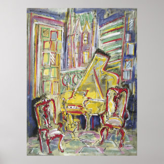 Póster Yellow, Cello, Mellow