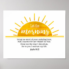 Póster Yellow Sun Psalm