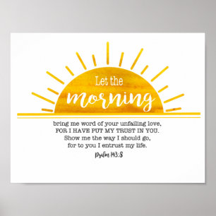 Póster Yellow Sun Psalm