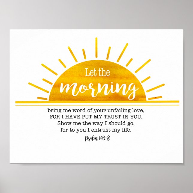 Póster Yellow Sun Psalm (Frente)