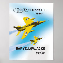 Póster Yellowjacks de la RAF 1963-65