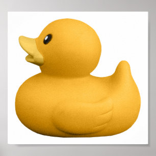 Póster YellowRubberDuck CUTE YELLOW RUBBER DUCK DUCKIE GR