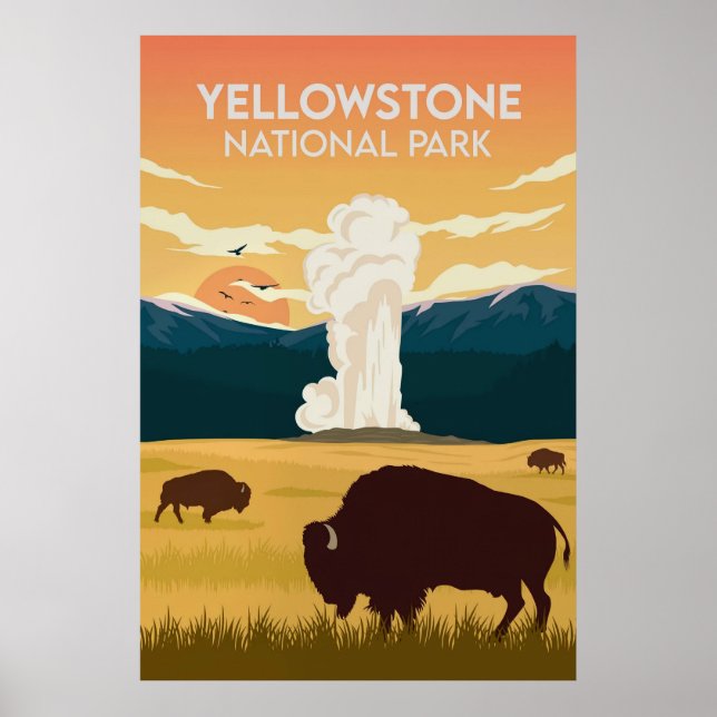 Póster Yellowstone I (Frente)