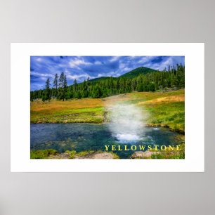 Póster Yellowstone Thermal Hot Pot