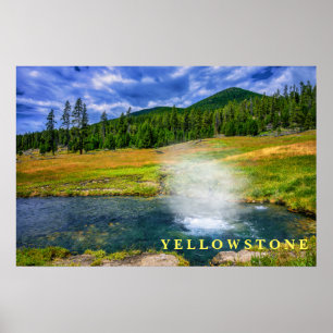 Póster Yellowstone Thermal Hot Pot
