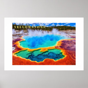 Póster Yellowstone Thermal Hot Pot