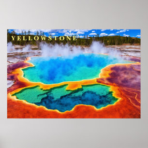 Póster Yellowstone Thermal Hot Pot