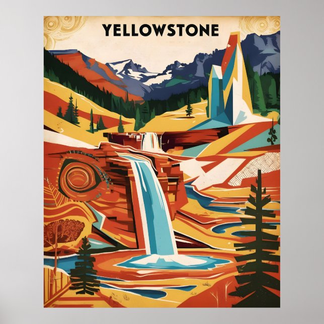 Póster Yellowstone Wonders (Frente)