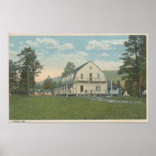 Póster Yellowstone, WYView de Piney Inn