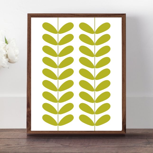 Póster Yemas de flores verdes de aguacate modernidad de m (Subido por el creador)
